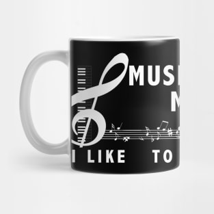 Music Literacy Matters I Like To Eat Puppies Mug